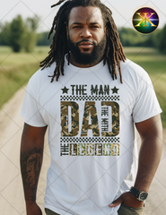 The Man, The Myth Sublimation Shirt Transfer