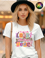 Trust In The Lord Sublimation Shirt Transfer