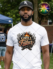 Grill Father Sublimation Shirt Transfer