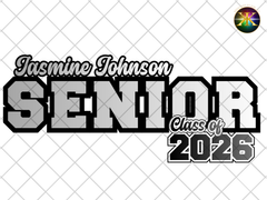 Senior/Graduate Hand Board Template