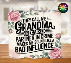 Partner in Crime Sublimation Transfer Wrap