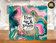 Rise Up and Pray Sublimation Transfer Wrap