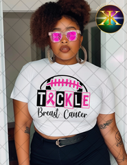 Tackle Breast Cancer Sublimation Shirt Transfer