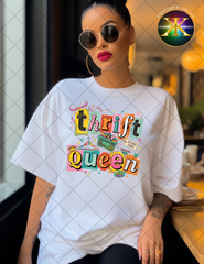 Thrift Queen Sublimation Shirt Transfer